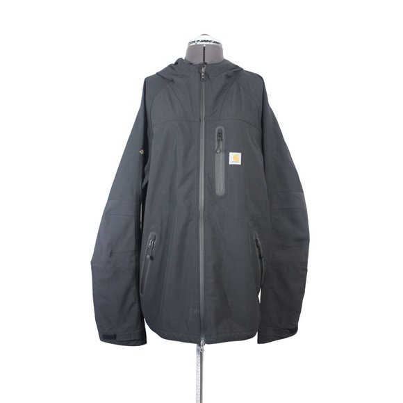 Carhartt‎ men's black Force Extremes waterproof Shoreline Vortex outdoor jacket - Picture 1 of 16